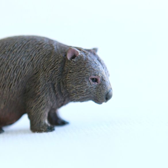 Figurine wombat avec bébé CollectA 88756 - Australie