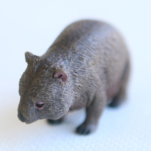 Figurine wombat avec bébé CollectA 88756 - Australie