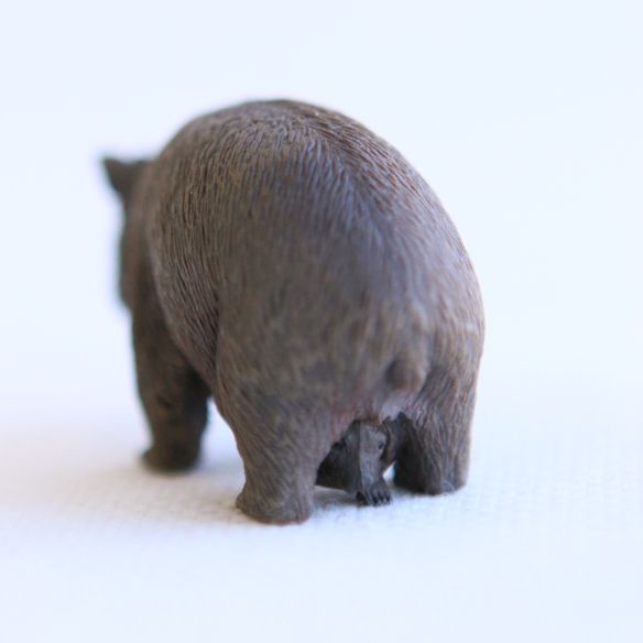 Figurine wombat avec bébé CollectA 88756 - Australie