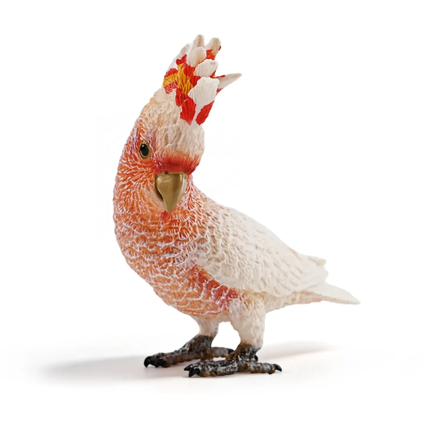 Figurine cacatoès rose de Leadbeater, huppe dressée ToyMany