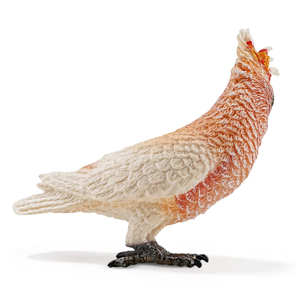 Figurine cacatoès rose de Leadbeater, huppe dressée ToyMany