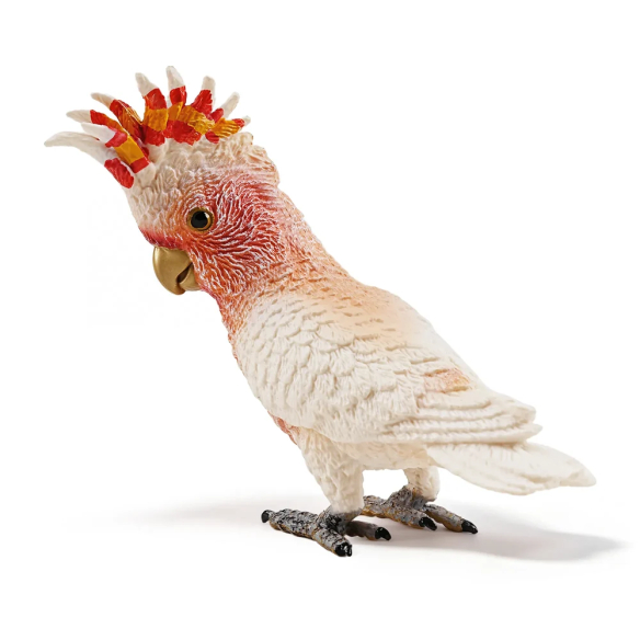 Figurine cacatoès rose de Leadbeater, huppe dressée ToyMany