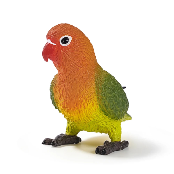 Figurine inséparable de Fischer, petit perroquet d'Afrique ToyMany