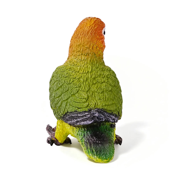 Figurine inséparable de Fischer, petit perroquet d'Afrique ToyMany