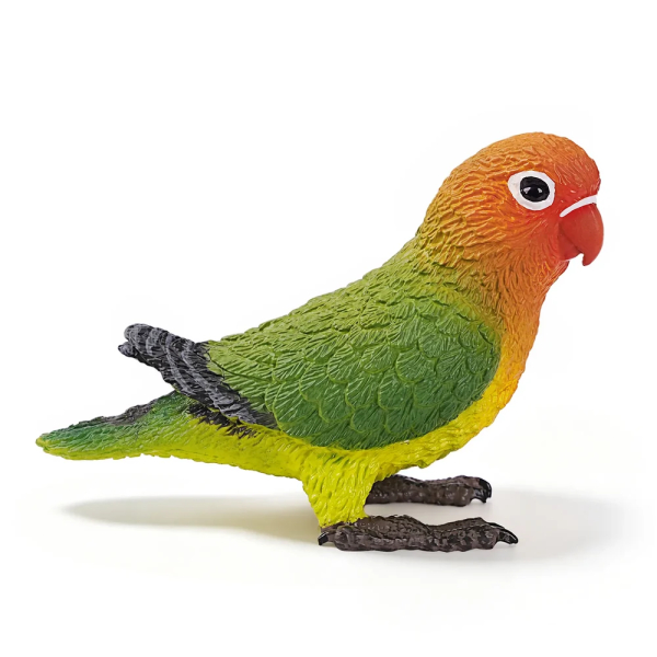 Figurine inséparable de Fischer, petit perroquet d'Afrique ToyMany