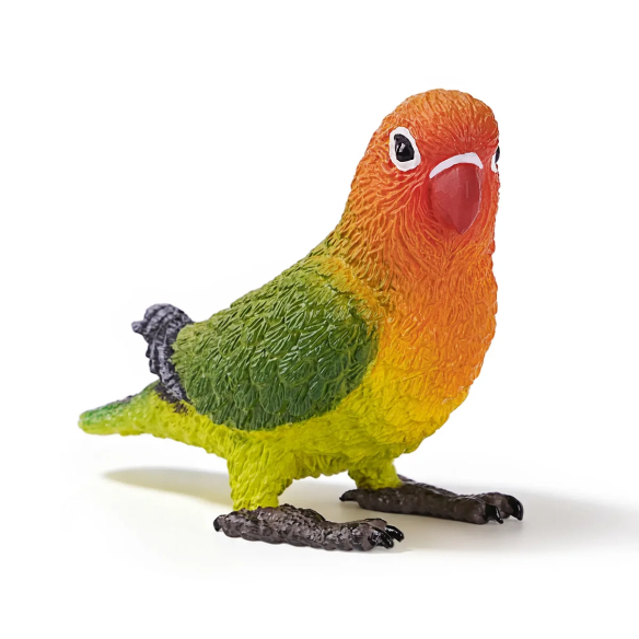 Figurine inséparable de Fischer, petit perroquet d'Afrique ToyMany