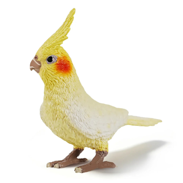 Figurine calopsitte jaune (perruche calopsitte) Toymany