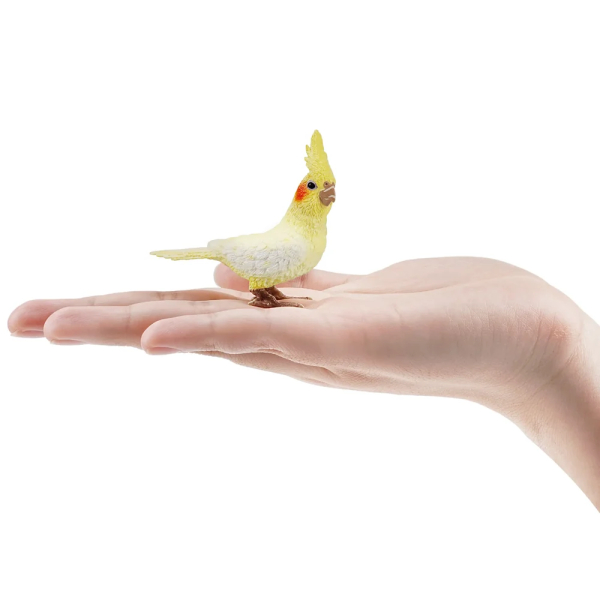 Figurine calopsitte jaune (perruche calopsitte) Toymany
