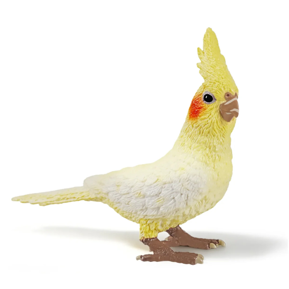 Figurine calopsitte jaune (perruche calopsitte) Toymany