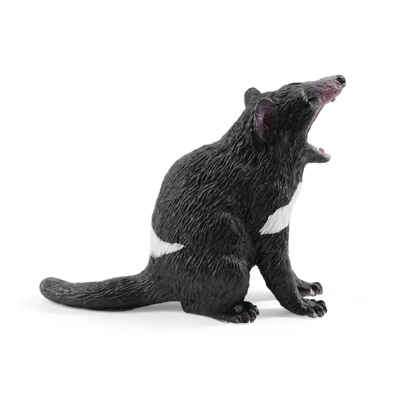 Figurine diable de Tasmanie ToyMany | Gueule ouverte, 5,6 cm
