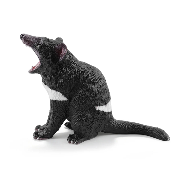 Figurine diable de Tasmanie ToyMany | Gueule ouverte, 5,6 cm