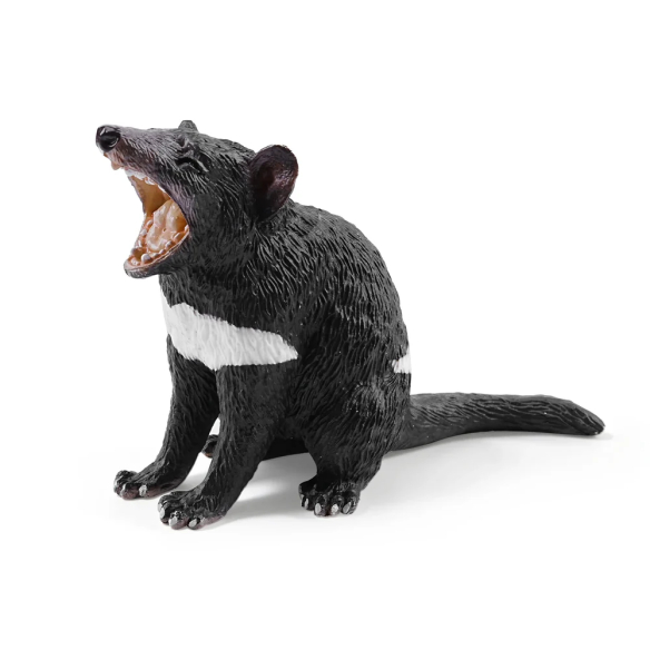 Figurine diable de Tasmanie ToyMany | Gueule ouverte, 5,6 cm