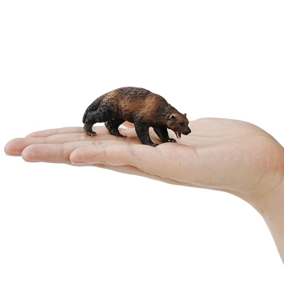 Figurine glouton (carcajou) ToyMany | Réaliste, 7,4 cm
