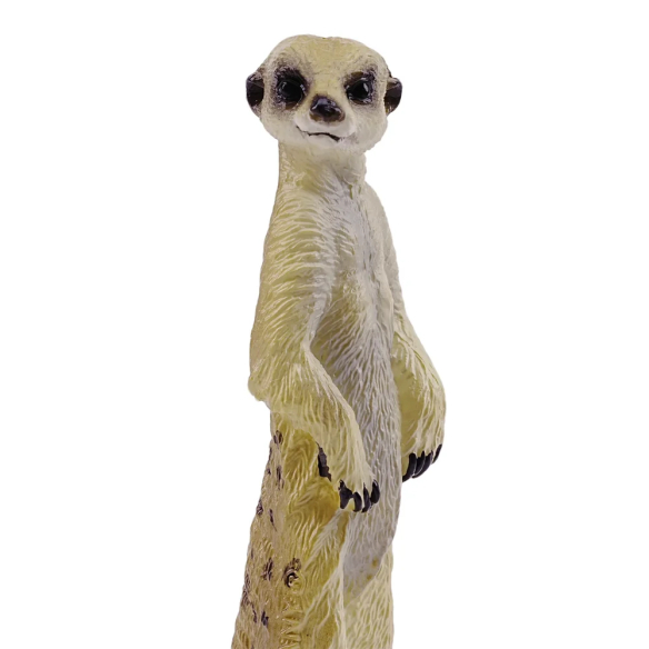 Figurine suricate sentinelle ToyMany | Dressé, réaliste