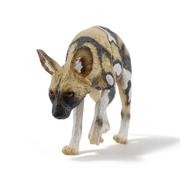 Figurine lycaon ToyMany | Chien sauvage d'Afrique, 8,5 cm