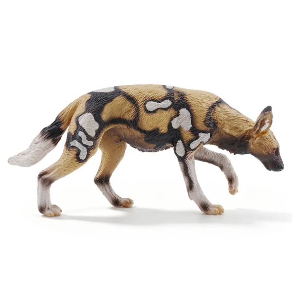 Figurine lycaon ToyMany | Chien sauvage d'Afrique, 8,5 cm