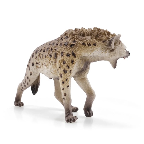 Figurine hyène tachetée ToyMany | Gueule ouverte, 8,8 cm