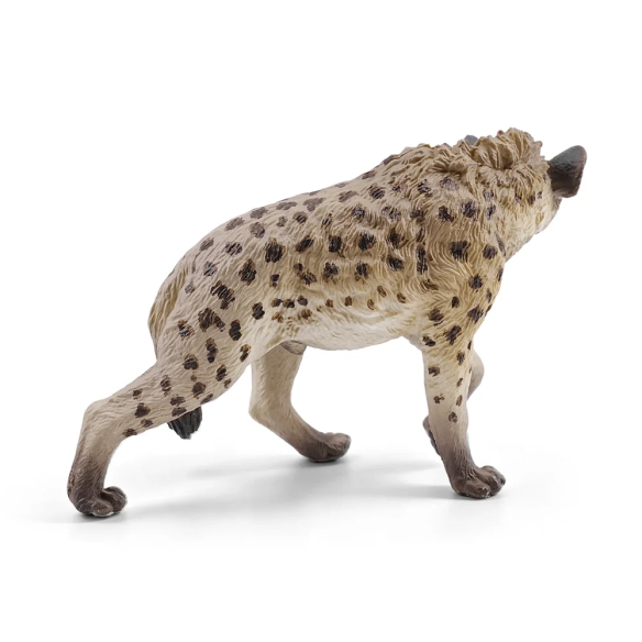 Figurine hyène tachetée ToyMany | Gueule ouverte, 8,8 cm