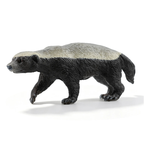 Figurine ratel ToyMany | Blaireau à miel réaliste, 8,9 cm
