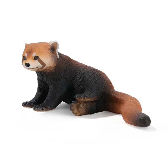 Figurine panda roux couché ToyMany