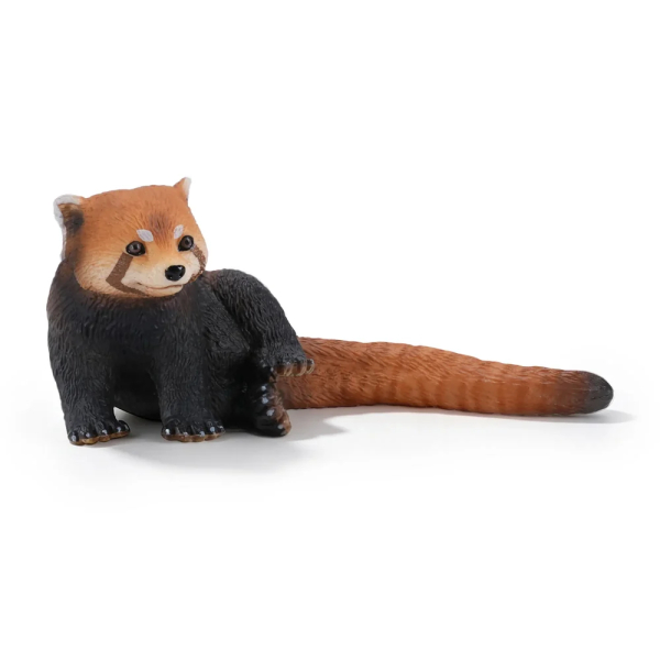 Figurine panda roux couché ToyMany