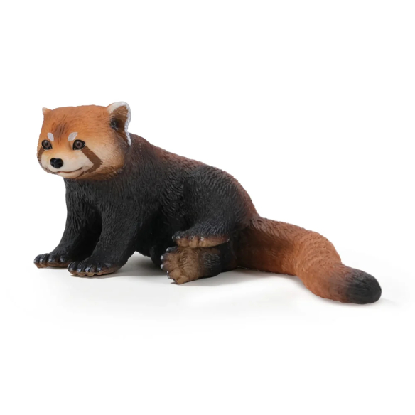 Figurine panda roux couché ToyMany
