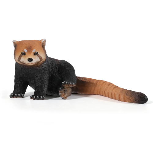 Figurine panda roux couché ToyMany