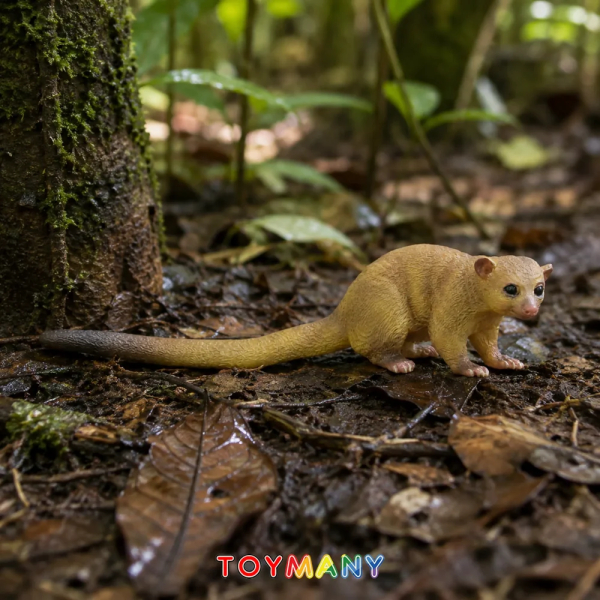 Figurine kinkajou ToyMany | Animal d'Amazonie, 11,4 cm