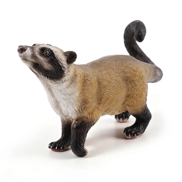 Coffret 12 figurines carnivores ToyMany | Panda roux, lycaon