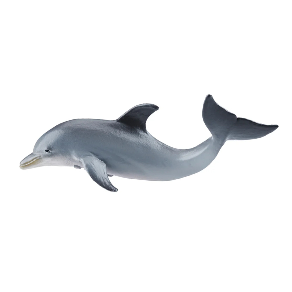 Petite figurine bébé dauphin ToyMany | Réaliste, 9,5 cm