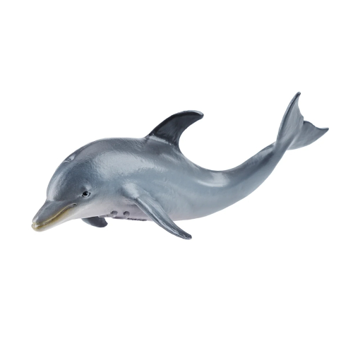 Petite figurine bébé dauphin ToyMany | Réaliste, 9,5 cm