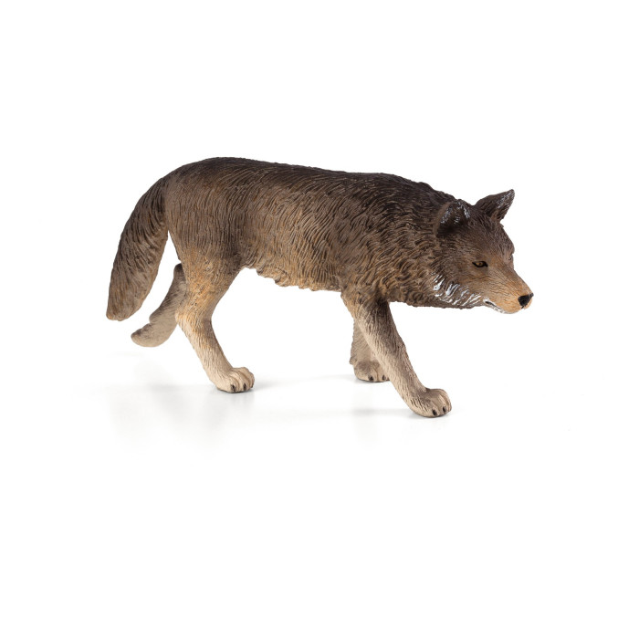 Figurine Loup des bois, marche - Mojo 387026 | Matériel pédagogique | Enrichissement Montessori