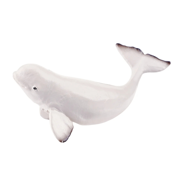 Petite figurine bébé béluga ToyMany | Baleine blanche