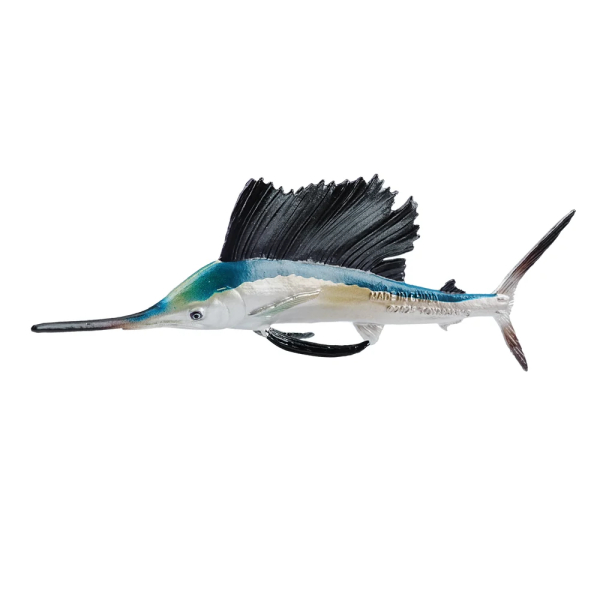 Petite figurine espadon-voilier ToyMany | Voile déployée