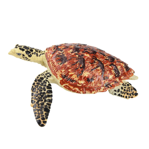 Figurine tortue imbriquée ToyMany | Tortue marine, 8,3 cm 2