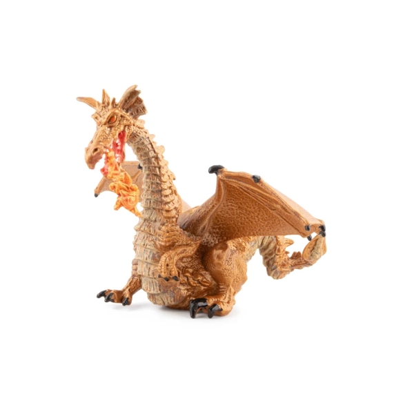 Dragon doré cracheur de feu Papo, gardien du château