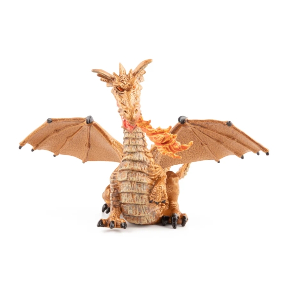 Dragon doré cracheur de feu Papo, gardien du château