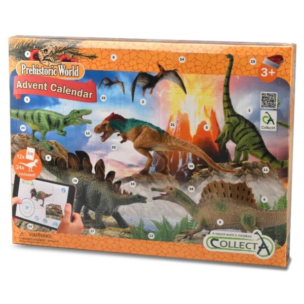 Calendrier de l'Avent dinosaures CollectA : 24 figurines