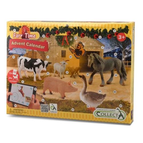 Calendrier de l'Avent chevaux et ferme CollectA : 24 animaux