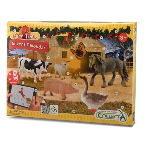 Calendrier de l'Avent chevaux et ferme CollectA : 24 animaux