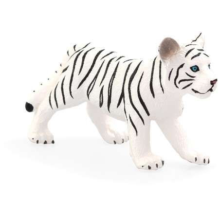 Figurine Bébé Tigre blanc debout - Mojo 387014 | Matériel pédagogique | Enrichissement Montessori