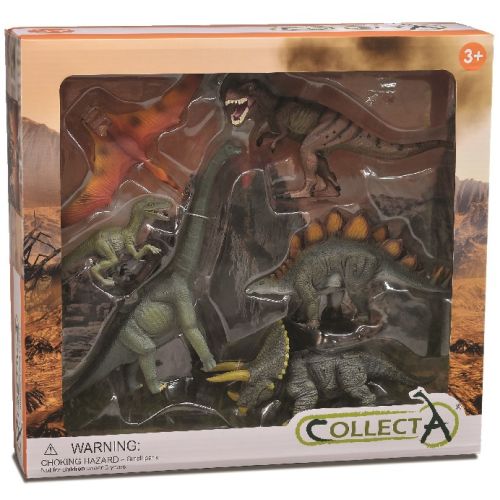Coffret dinosaures CollectA 89494 : T. rex et 5 figurines