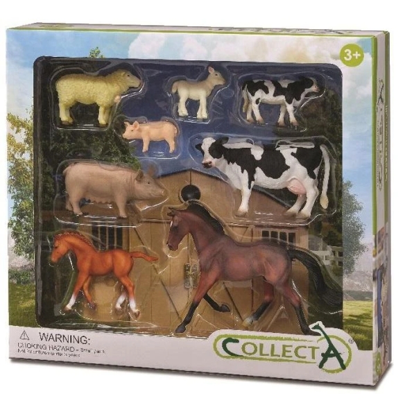 Coffret ferme CollectA 84181 : 4 mamans et leurs petits