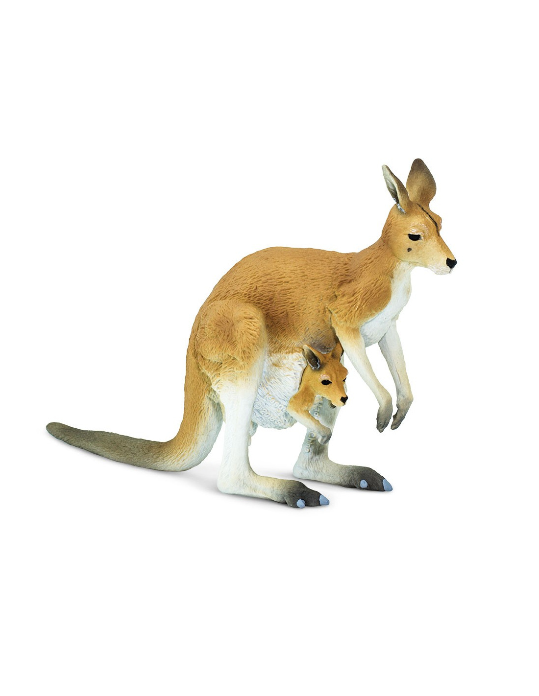 Figurine Kangourou Avec Son Bebe Dans La Poche Safari Ltd Jouet Realiste Materiel Pedagogique Cartes Animaux Mon