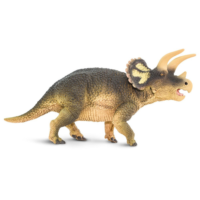 Triceratops Safari Ltd 20cm - Dinosaure Trois Cornes | LesMinis.fr