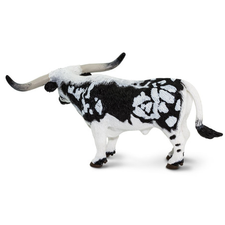 Figurine Taureau Texas Longhorn - Safari Ltd® 100261 | Jouet réaliste | Matériel pédagogiqueAnimaux Montessori