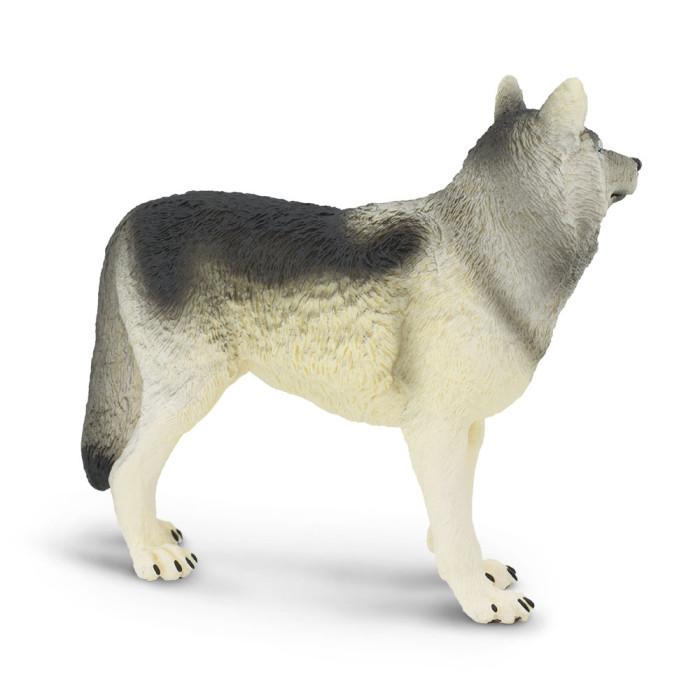 Figurine Loup - Safari Ltd® 112689 | Jouet réaliste | Matériel pédagogiqueAnimaux Montessori