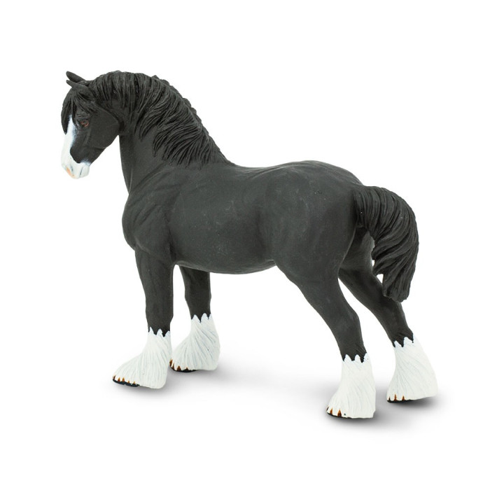 Figurine Étalon Shire Safari Ltd 159505 | Cheval Noir Réaliste