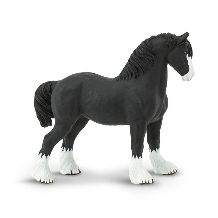Figurine Étalon Shire Safari Ltd 159505 | Cheval Noir Réaliste