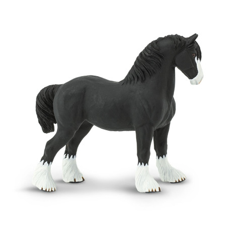 Figurine Étalon Shire Safari Ltd 159505 | Cheval Noir Réaliste